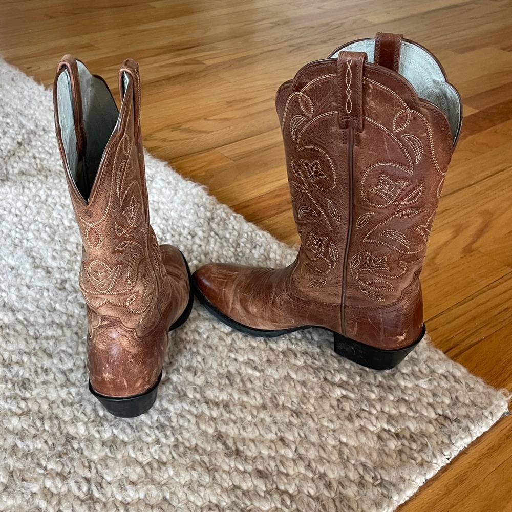 Ariat Brown Western Boots - Picture 3 of 6